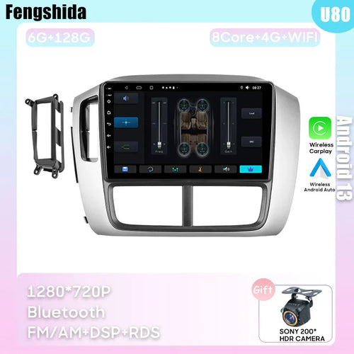 Car Video Player For Honda Pilot 1 2005 - 2008 WIFI Android Auto Car