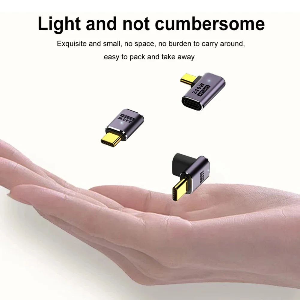 USB 4.0 PD 240W 8K 60Hz Charger Connector for Macbook 40Gbps High