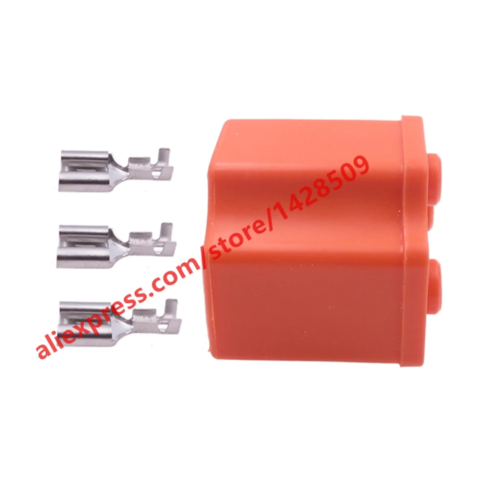 1 Set H4-2A H4 Auto HID Connector Automobile Light Bulb Plug Ceramic