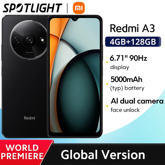 [World Premiere]Global Version Xiaomi Redmi A3 MediaTek Helio G36