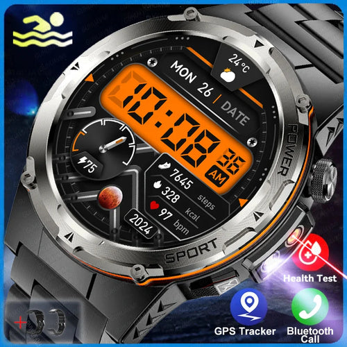2024 New For XIAOMI Military Smartwatch IP68 Waterproof outdoor Sports
