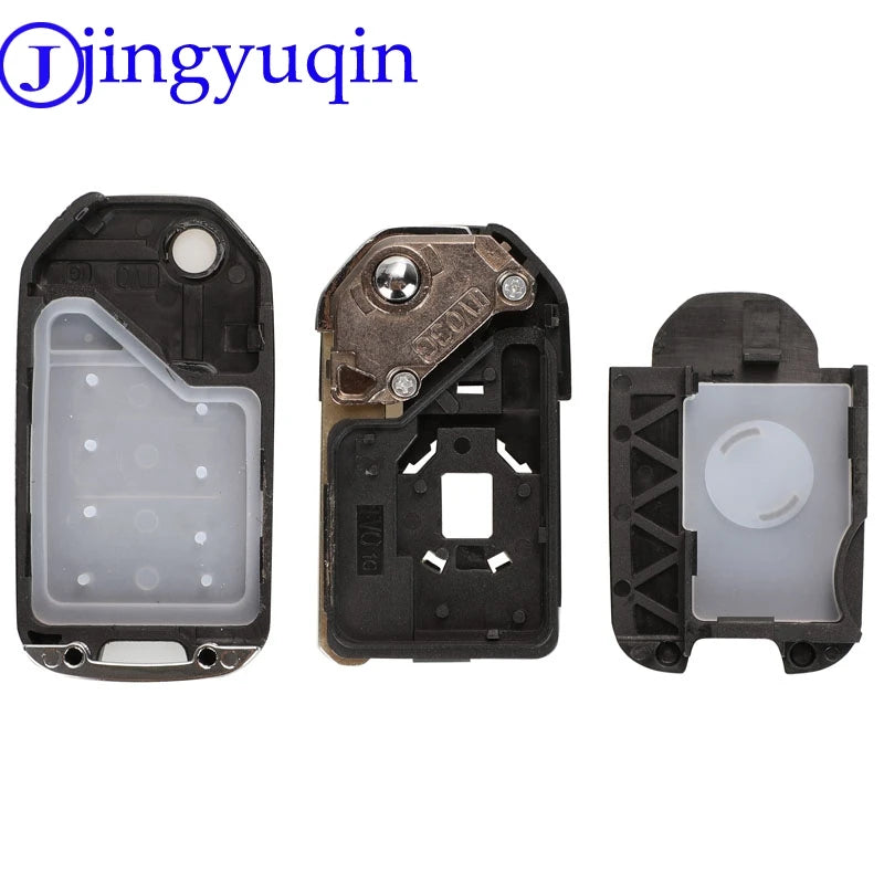 jingyuqin 2/3B Car Key Case For Honda Civic City Fit HR-V XR-V Folding