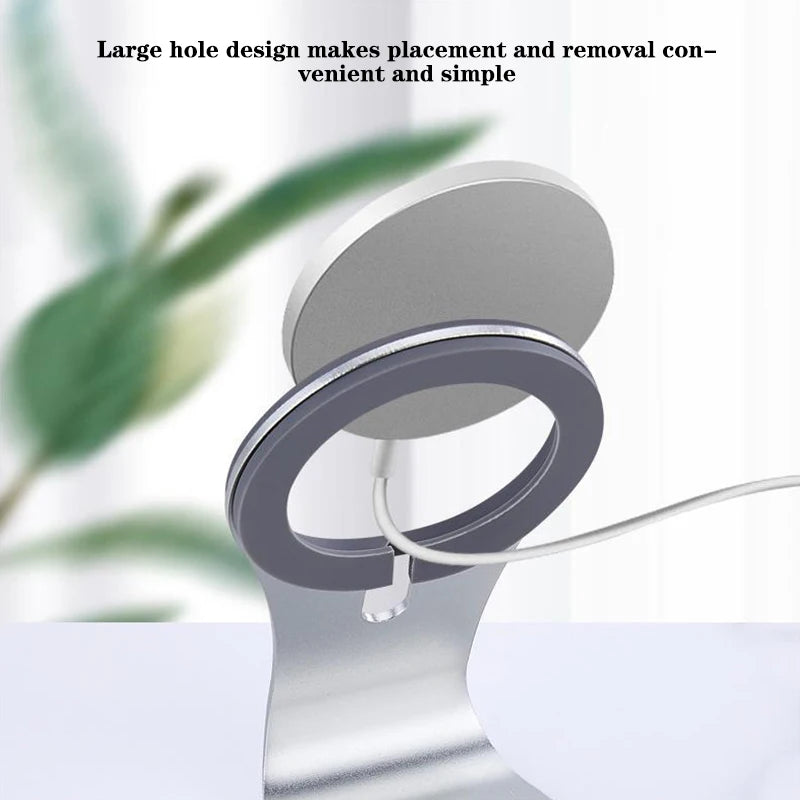 Magsafe Cell Phone Charger Stand Magnetic Phone Stand Aluminum Alloy