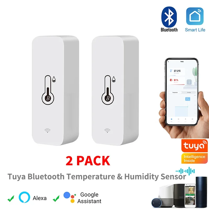 Tuya Smart Wireless Temperature Humidity Sensor Mini