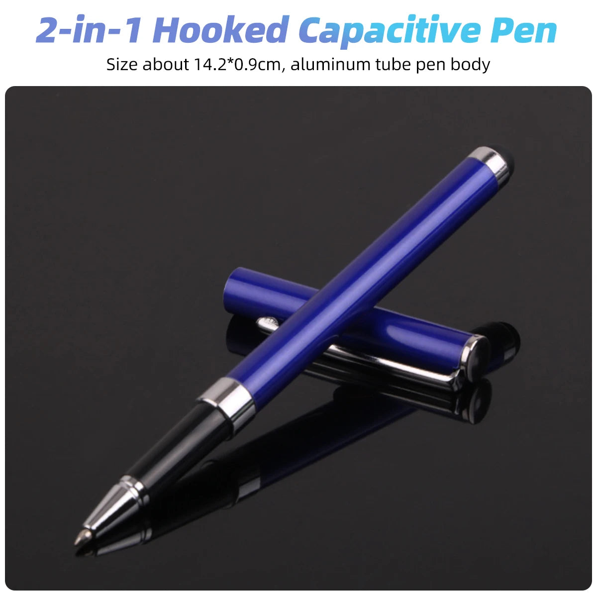 2 in1 Universal Stylus Pen For iPhone iPad Tablet Mobile Android