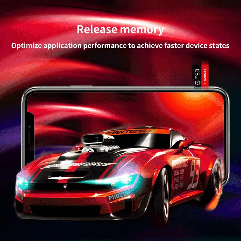 Lenovo Select Micro SD-Memory-Card, 256GB MicroSDXC 130MB/s Full HD &