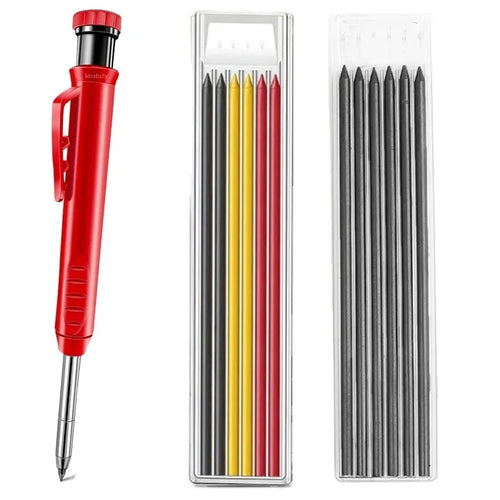 Solid Carpenter Pencil Set Woodworking Tools Mechanical Pencil 5