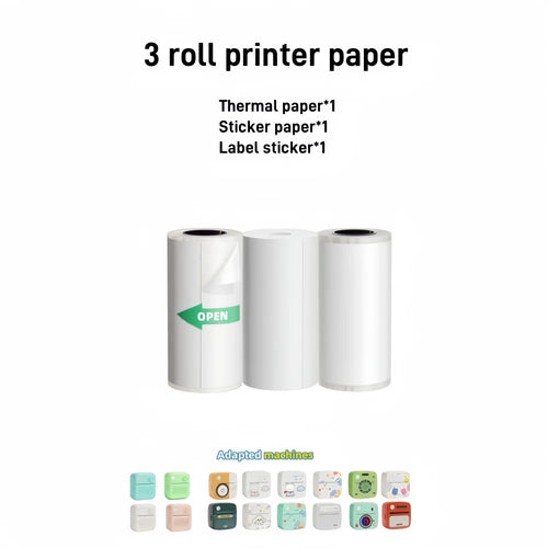 DOLEWA D3 Mini Portable Printer Android ios Bluetooth Stickers Thermal