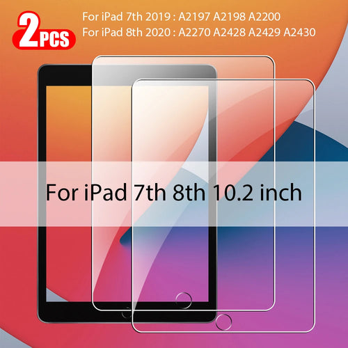 2Pcs Tempered Glass Screen Protector For Ipad Pro 13 11 12.9 M4 Air 5
