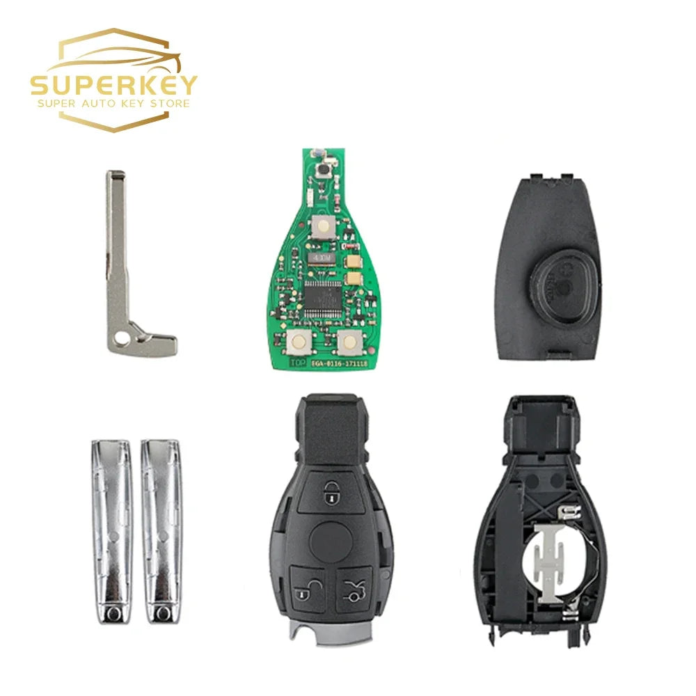 Superkey 3 Buttons Smart Car Key  For 2000 - 2010 2000+ Mercedes Benz