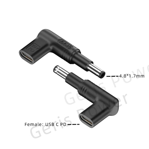 PD 100W Type C to Universal Laptop Charger Converter for Asus Lenovo