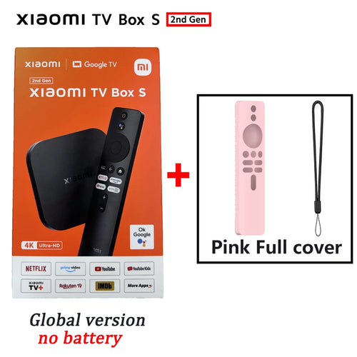 Global Version Xiaomi Mi TV Box S 2nd Gen 4K Ultra-HD Quad-core