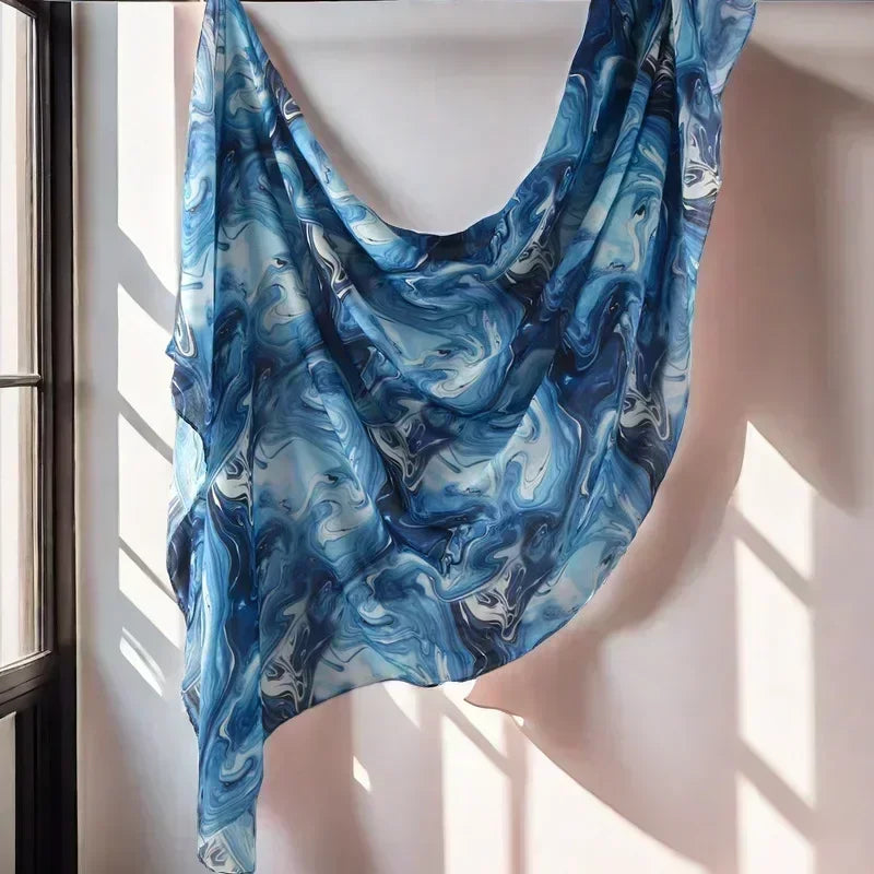 Watercolour Floral Printed Modal Breathable Light Weight Soft Cotton