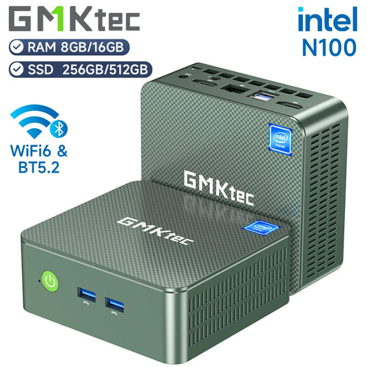 GMKtec G3 Mini PC Intel Alder Lake N100 Windows 11 Pro Mini PC 8/16GB