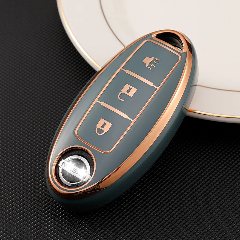 TPU Car Key Cases for Nissan Juke X-trial Qashqai Micra Leaf Note
