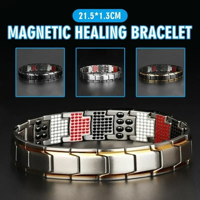 New Men's Health Energy 3 in 1 Bracelet Bracelet for Arthritis Twisted