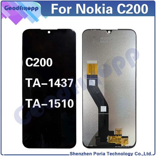 For Nokia C200 TA-1437 TA-1510 LCD Display Touch Screen Digitizer