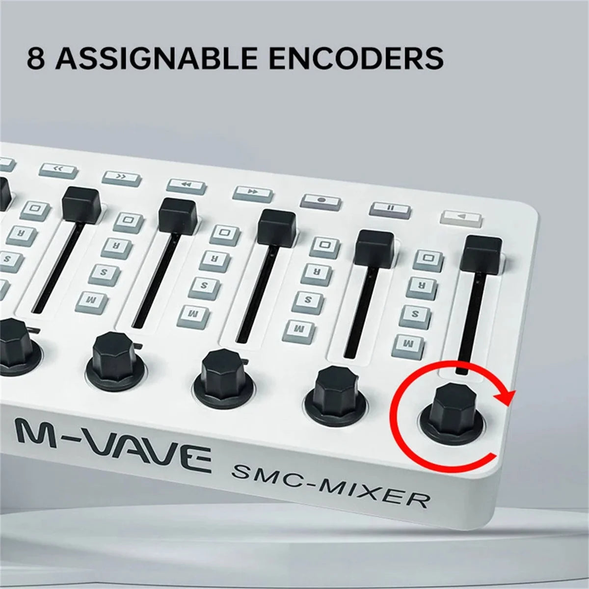 M-VAVE SMC-Mixer Wireless MIDI Controller Mixing Console  BT