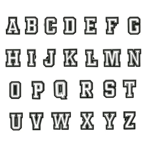 1pcs Unisex Letter for Croc Charm Women Decoration Pins Kids Clogs