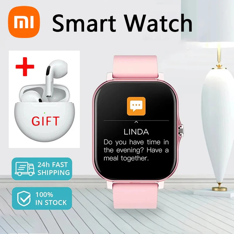 Xiaomi NEW Smart Watch Women Men Lady Gift Sport Fitness Watches Heart