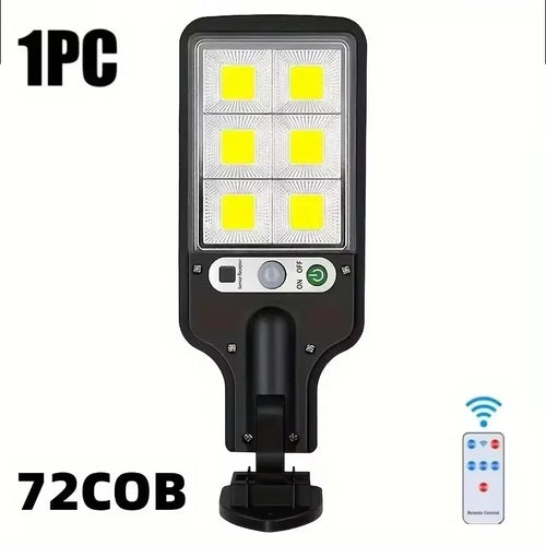 108COB Sensor Street Lamp 3 Light Modes Outdoor Waterproof Security