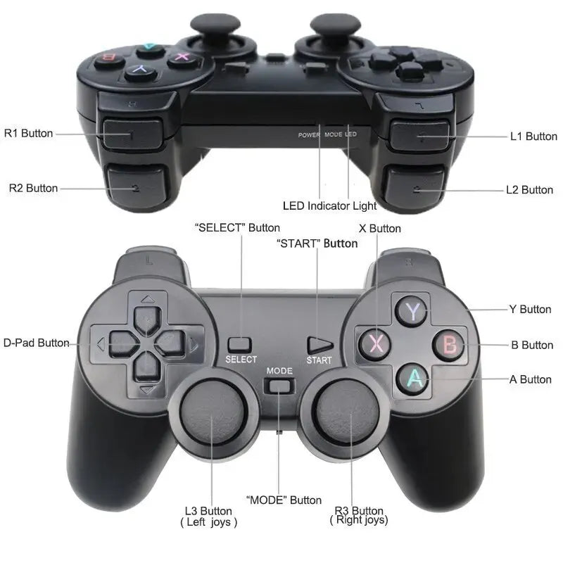 1PC/2 PCS 2.4Ghz Wireless Gamepad for Game Controller USB Joystick For