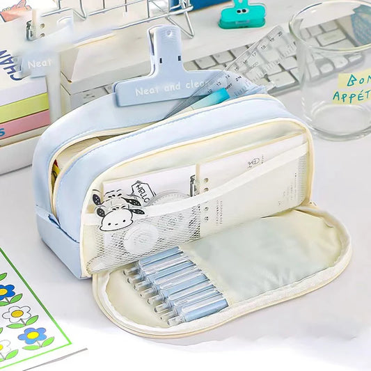 Pencil Case for Junior High School Students Large Capacity Pencil Case