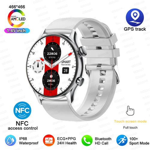 For XIAOMI HD Bluetooth Call Watch 2024 ECG Smart Watch Women AMOLED