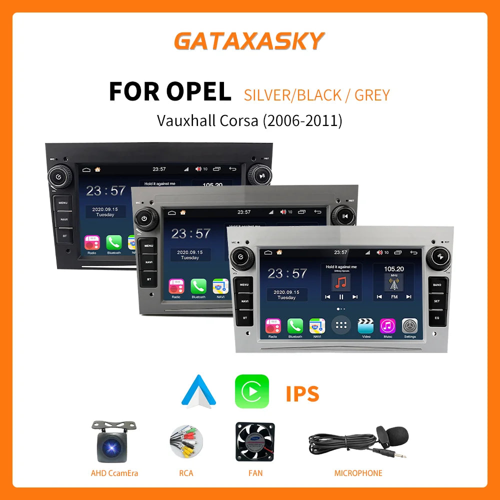 GATAXASKY Car Android Radio Multimedia For Opel Vauxhall Astra H G J