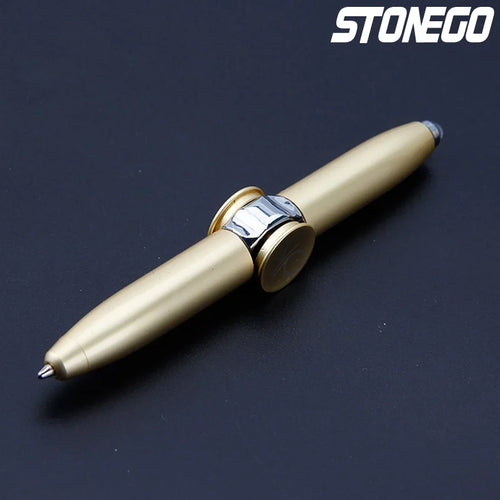 STONEGO Relieve Stress Spinner Pen Gyroscope Decompression Light Ball