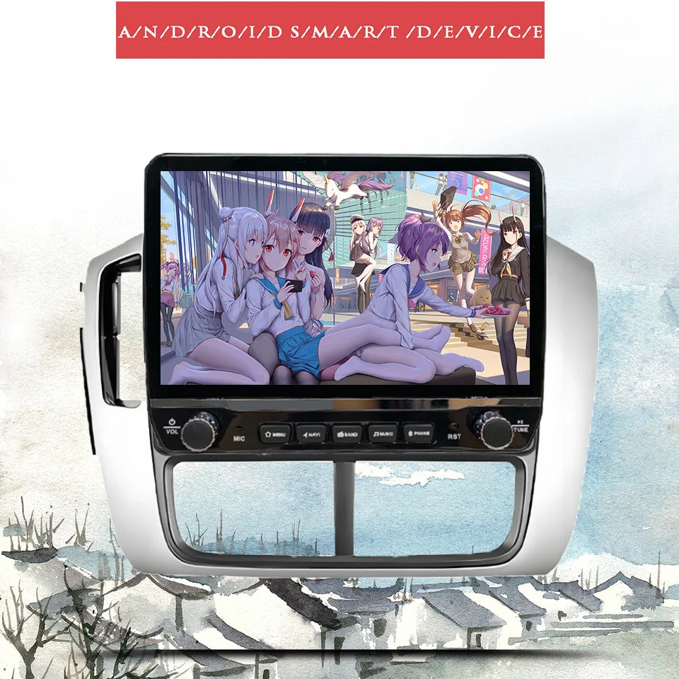 2Din Android 14 Autoradio Multimedia PC Tablet For Honda Pilot 2005 -