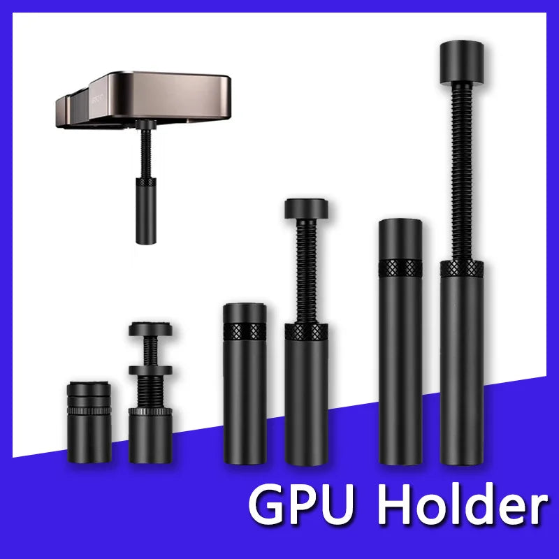 Computer Case Graphics Card Holder Aluminum Magnetic 3070 Video Card