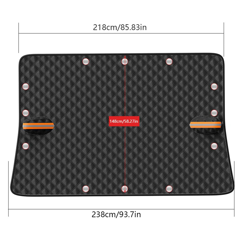 LEIBOO Car Window Snow Cover Magnetic Windshield Sunshade Anti Freeze