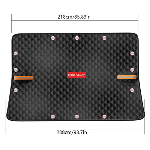 LEIBOO Car Window Snow Cover Magnetic Windshield Sunshade Anti Freeze