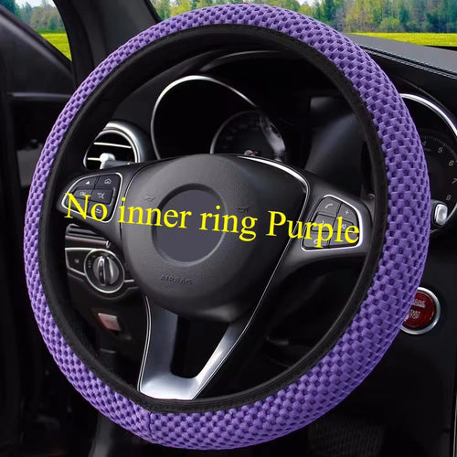 Car Steering Wheel Cover Silicone Steering Covers Four seasons Elastic