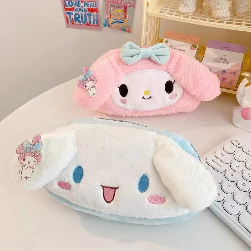 Sanrio Kuromi Melody Cinnamoroll Pencil Pouch Large Capacity Pen Case
