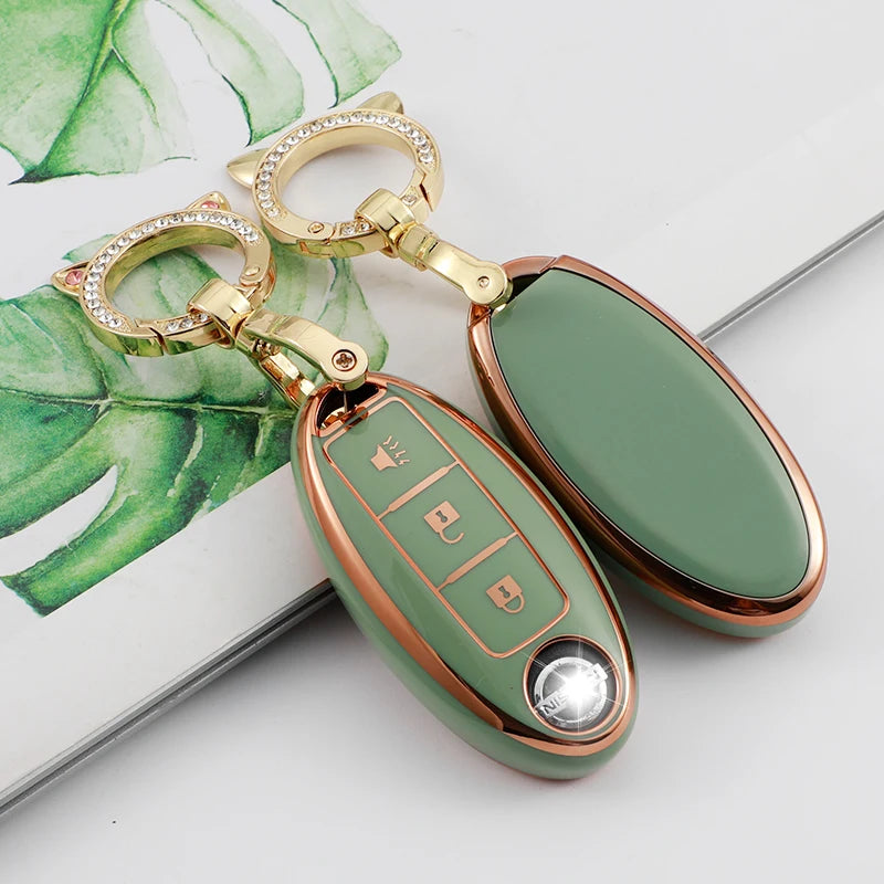 TPU Car Key Cases for Nissan Juke X-trial Qashqai Micra Leaf Note