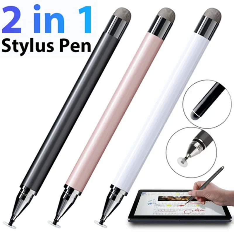2in1 Universal Stylus Pens for IOS Android Touch Pen Drawing