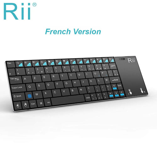 Russian Spanish English French Keyboard Wireless Rii K12+/i12+ Mini