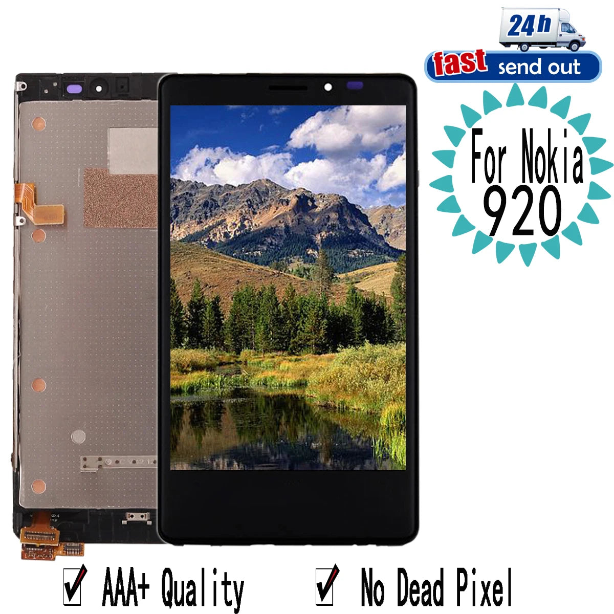 4.5'' 920 LCD For Nokia Lumia 920 LCD Display RM-822 RM-821 RM-820