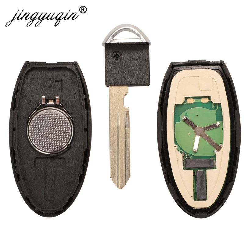 jingyuqin CWTWBU729 /CWTWBU735 Car Remote Key for Nissan Tiida Teana