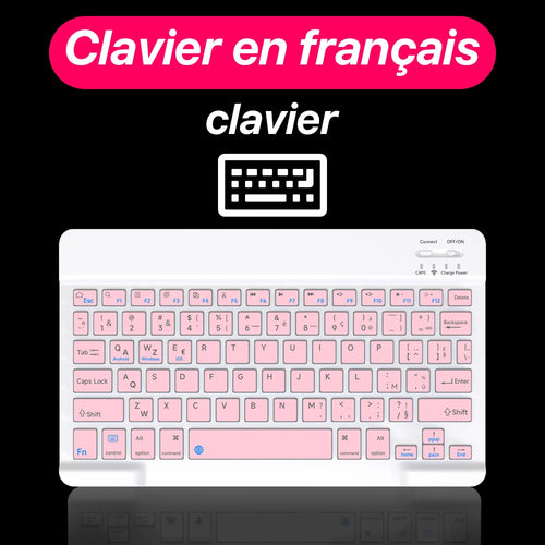 CASEPOKE 10 Inch Bluetooth Wireless Keyboard For Samsung Xiaomi Apple