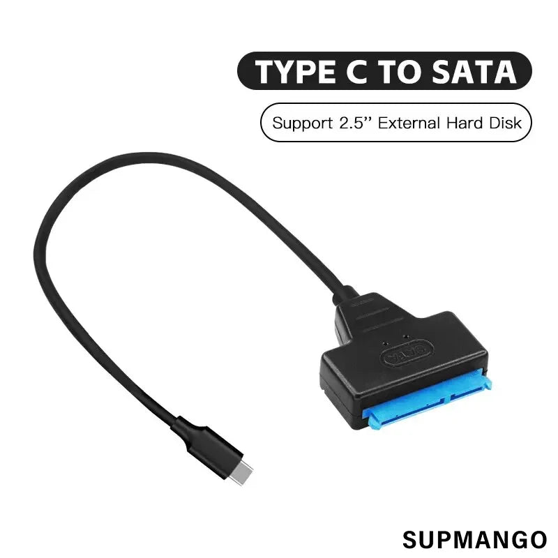 TYPE C to SATA Cable Support 2.5 Inches External HDD SSD Hard Drive