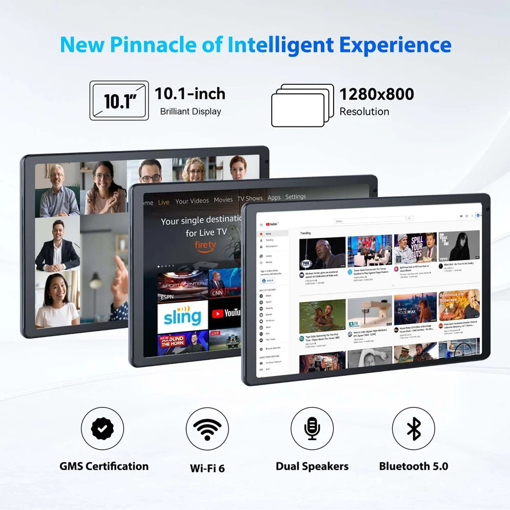 CWOWDEFU Android 14 Tablet 10.1-Inch Octa-core 8GB RAM 128GB ROM