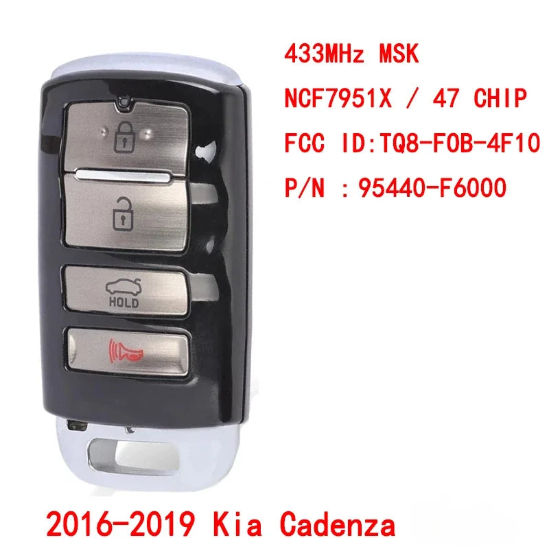 For 2016 2017 2018 2019 Kia Cadenza TQ8-FOB-4F10 95440-F6000 Keyless