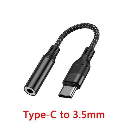Audio Interface USB Type C to 3.5mm Jack Earphone Adapter Headphone