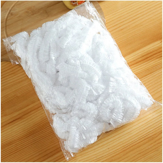 Reusable Disposable Food Cover Plastic Wrap Durable Elastic Food Lids