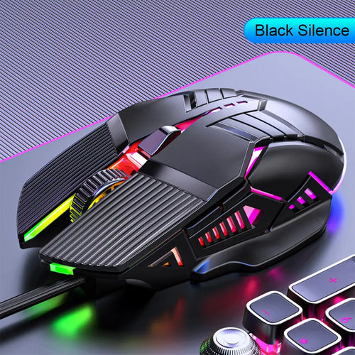 3200DPI Ergonomic Wired Gaming Mouse USB Mouse Gaming RGB Mause Gamer