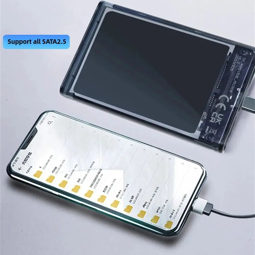 WALRAM USB3.0 HDD Enclosure 2.5inch Serial Port SATA SSD Hard Drive