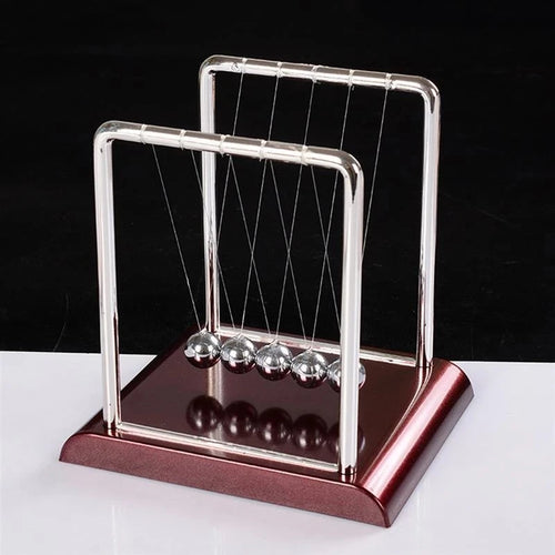 Newton's Cradle Desk Table Decor Metal Pendulum Ball Steel Balance